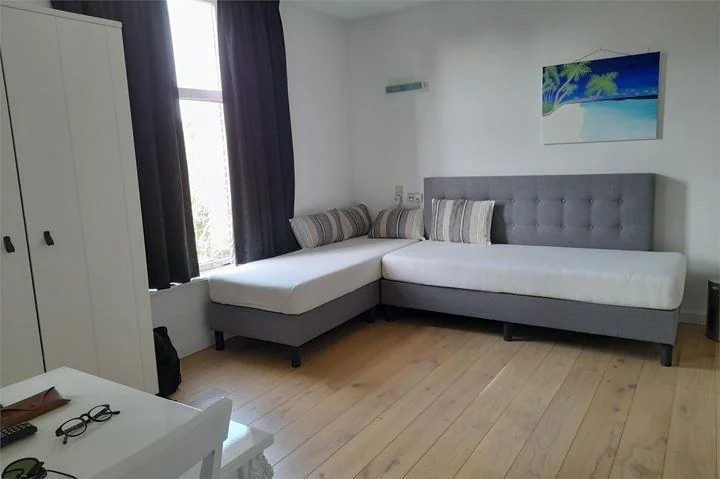 geblurde versie van de foto als achtergrond