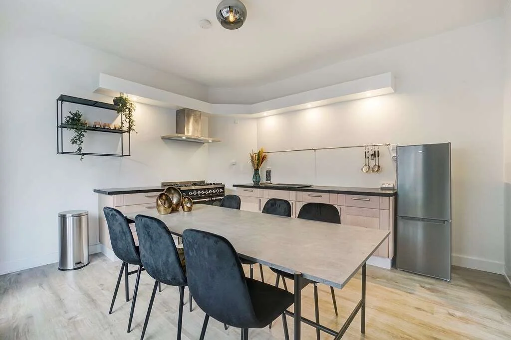 geblurde versie van de foto als achtergrond