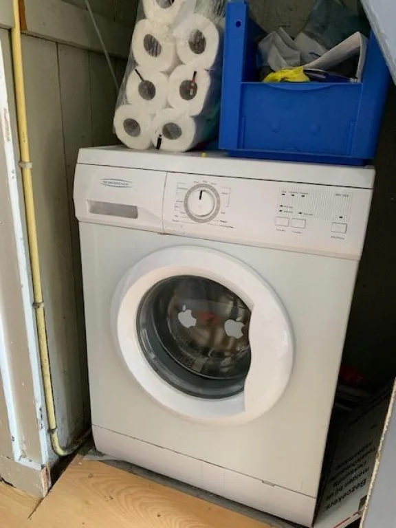 geblurde versie van de foto als achtergrond