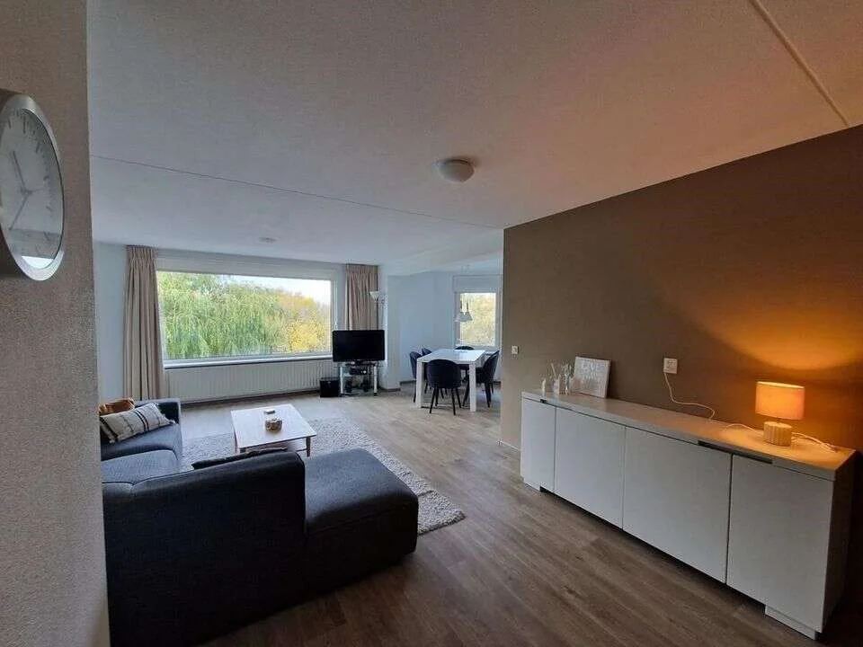 geblurde versie van de foto als achtergrond