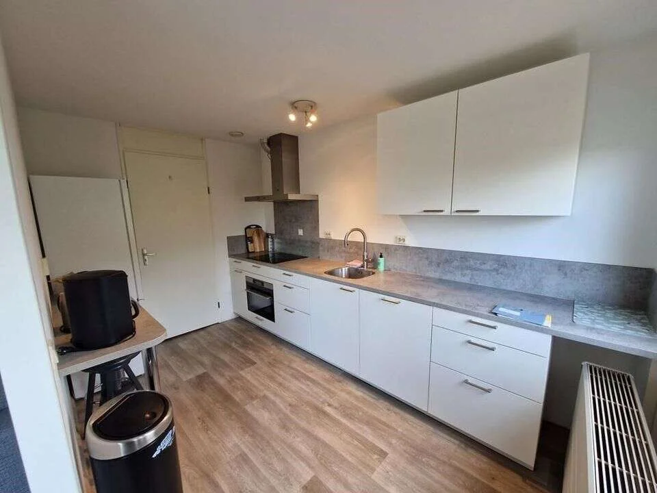 geblurde versie van de foto als achtergrond