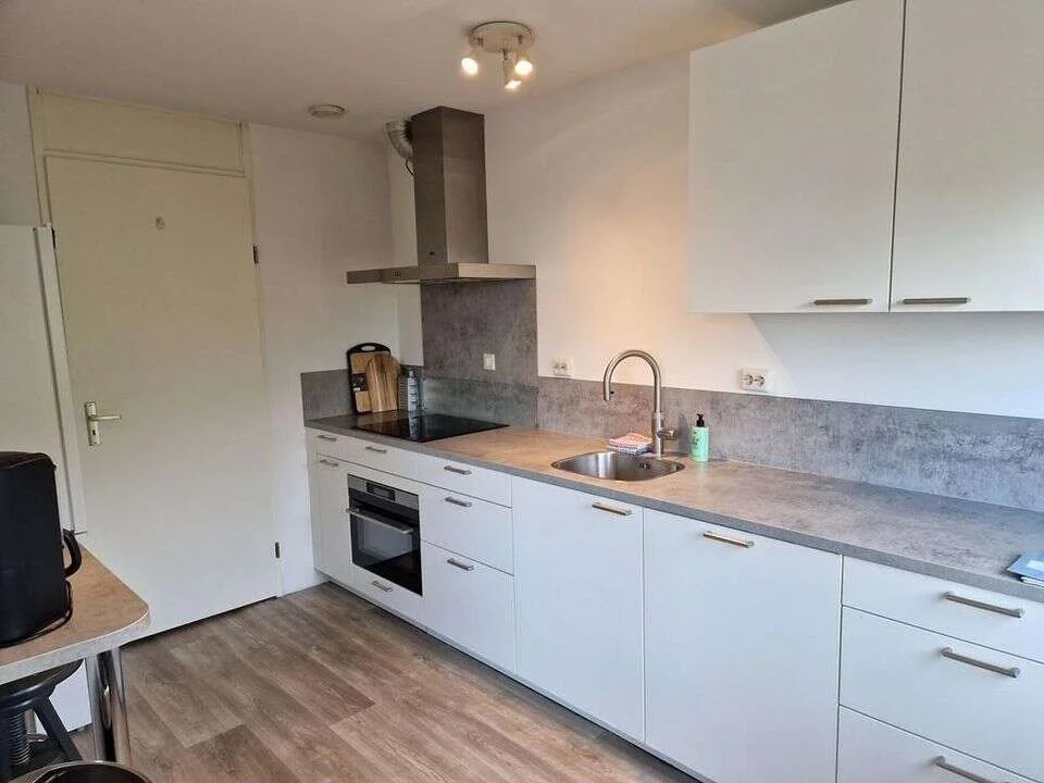 geblurde versie van de foto als achtergrond