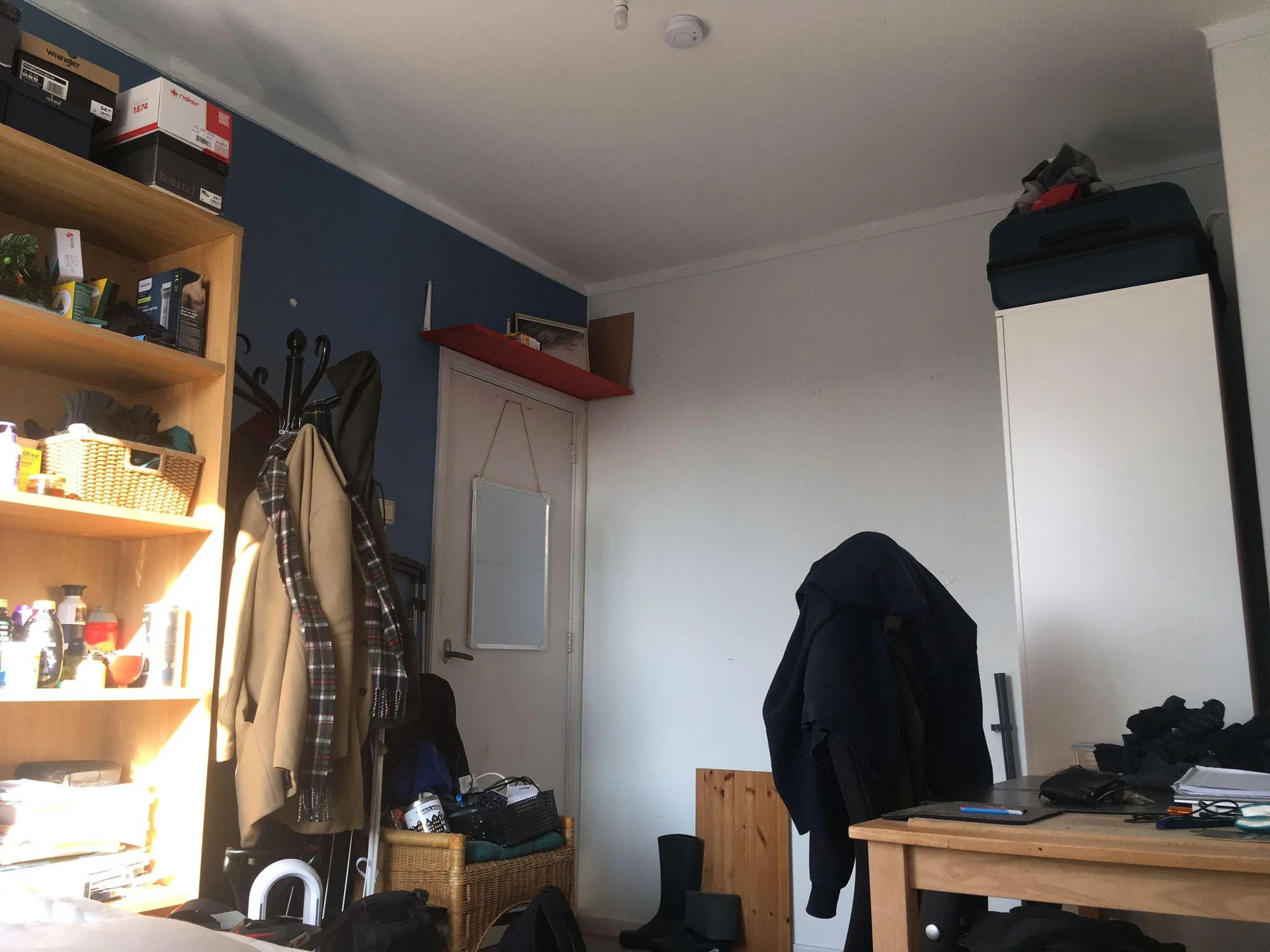 geblurde versie van de foto als achtergrond