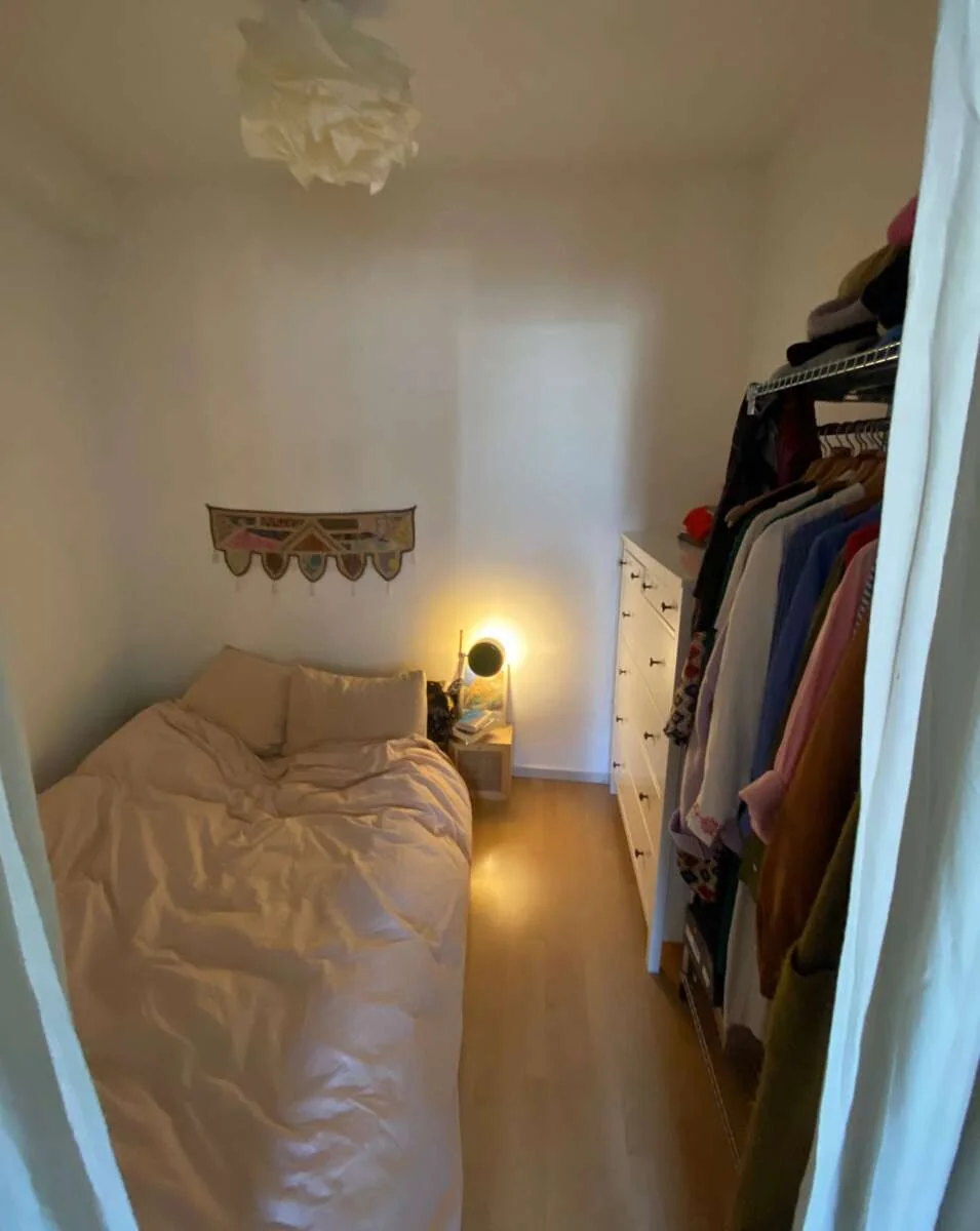 geblurde versie van de foto als achtergrond