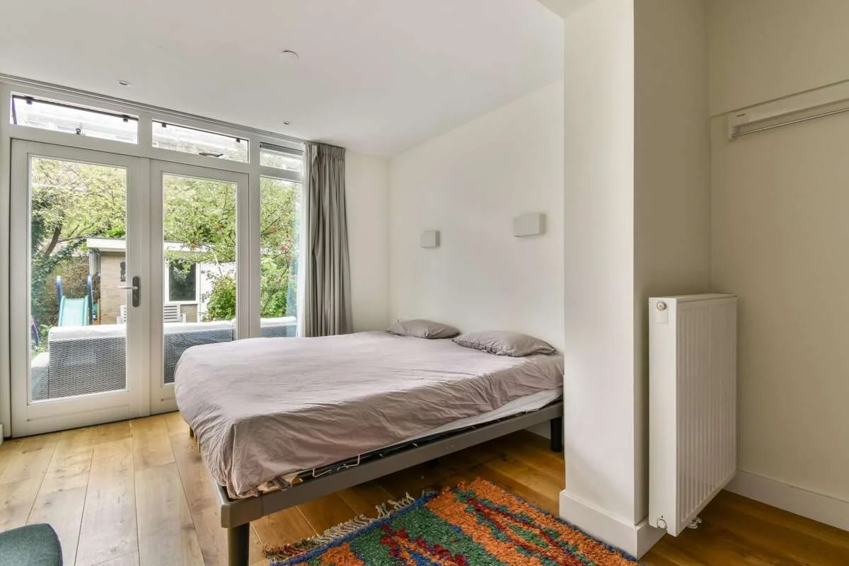 geblurde versie van de foto als achtergrond