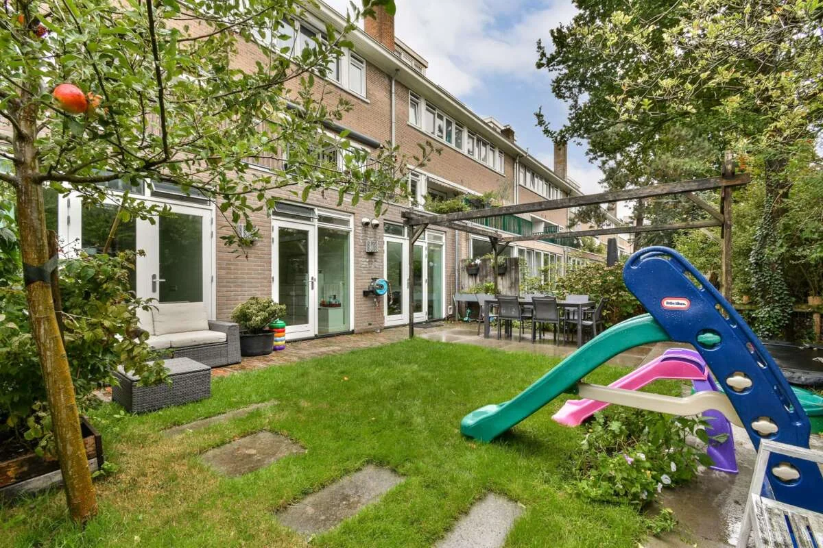 geblurde versie van de foto als achtergrond