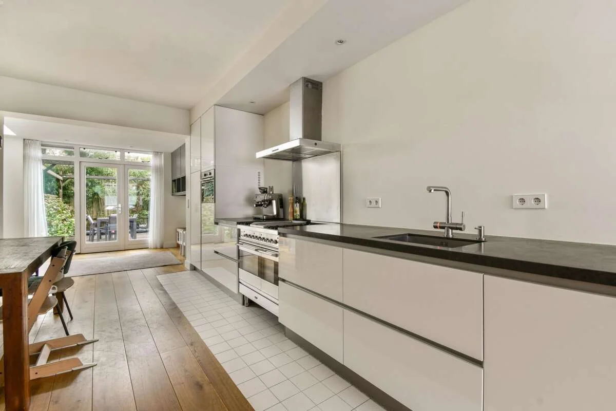 geblurde versie van de foto als achtergrond