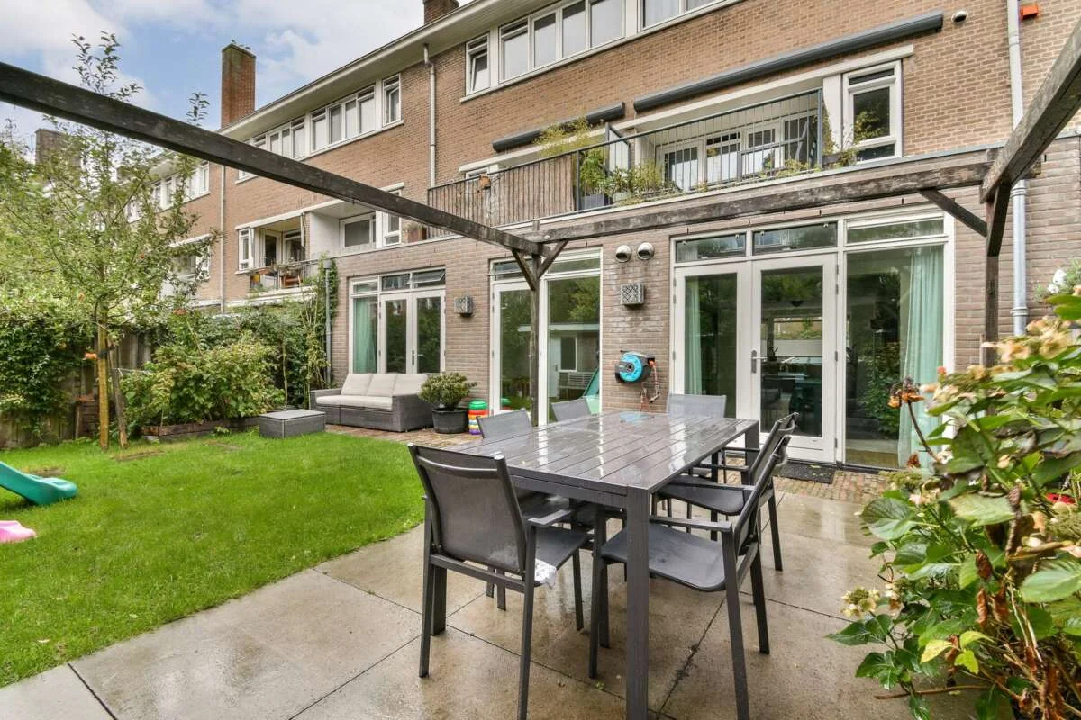 geblurde versie van de foto als achtergrond