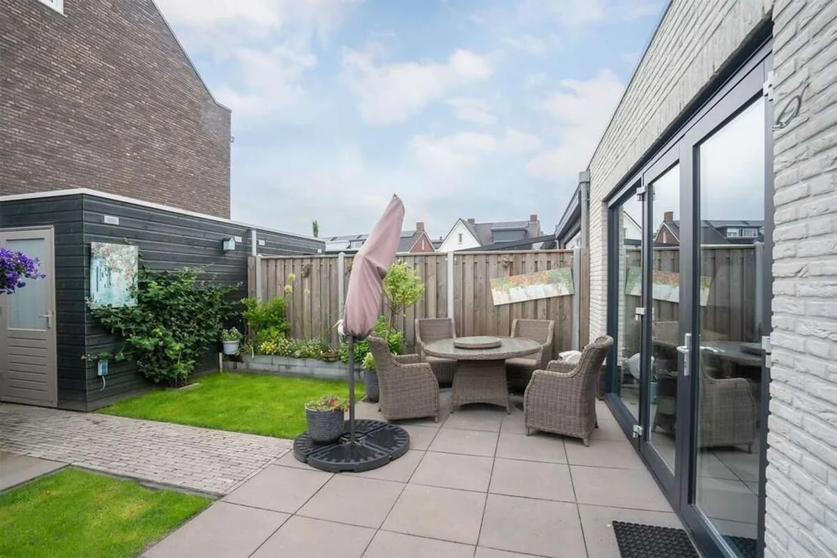 geblurde versie van de foto als achtergrond