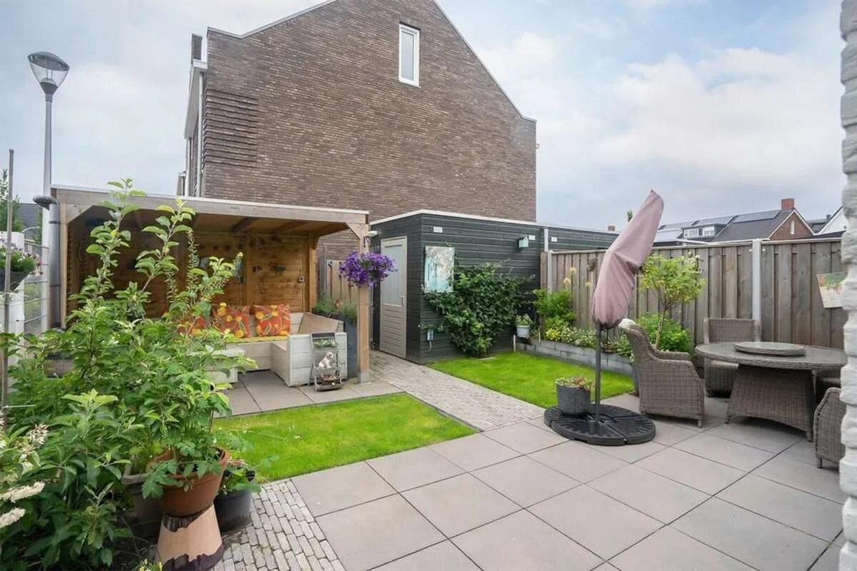 geblurde versie van de foto als achtergrond