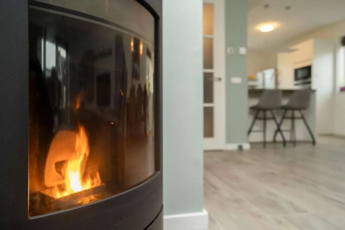 geblurde versie van de foto als achtergrond