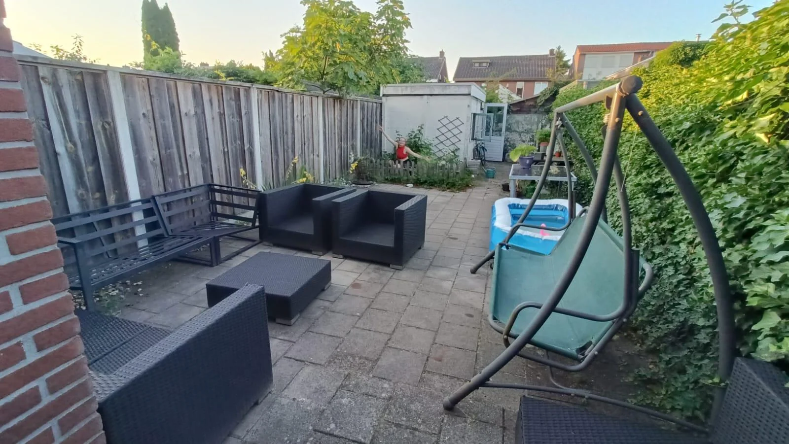 geblurde versie van de foto als achtergrond