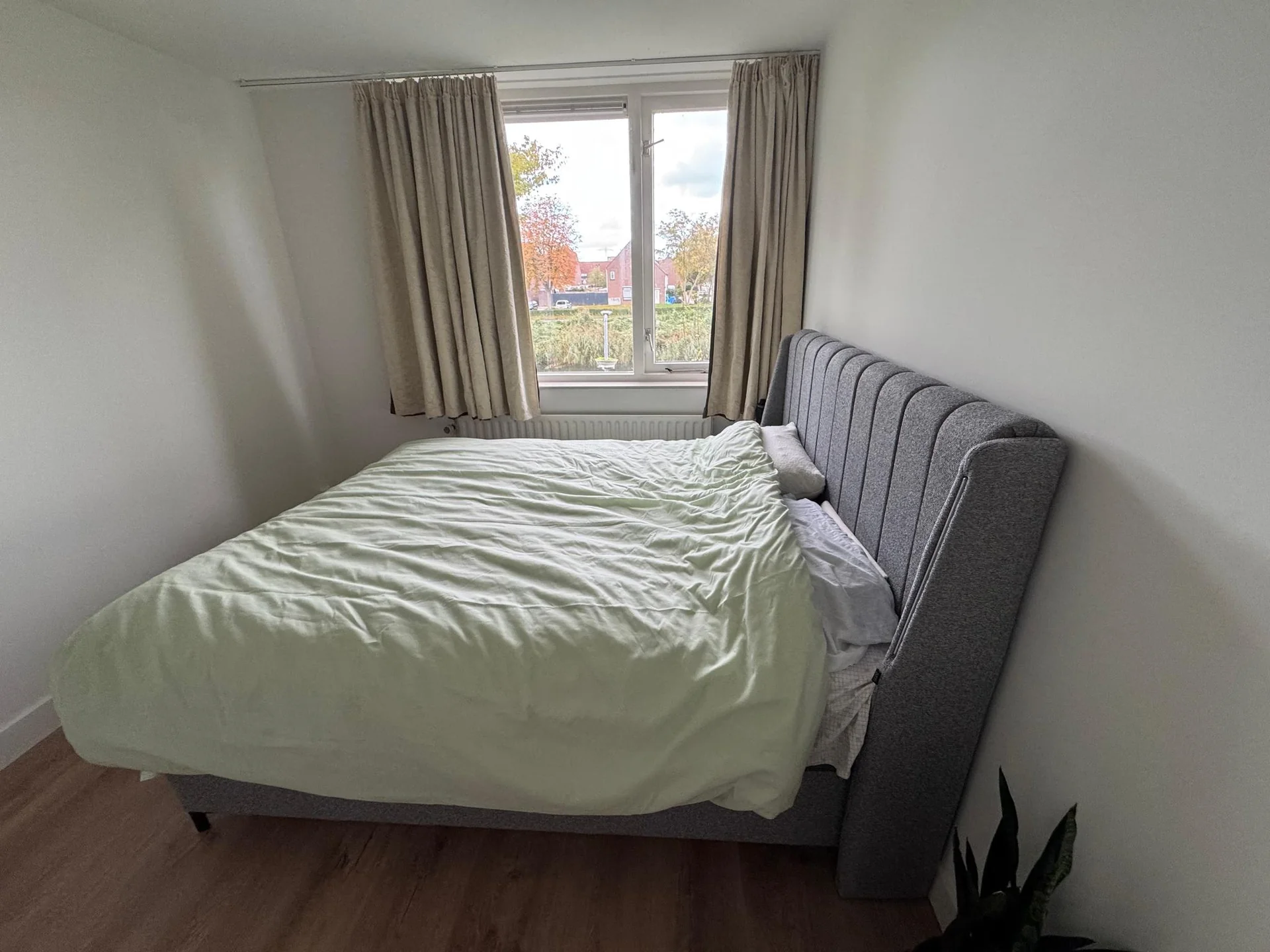 geblurde versie van de foto als achtergrond