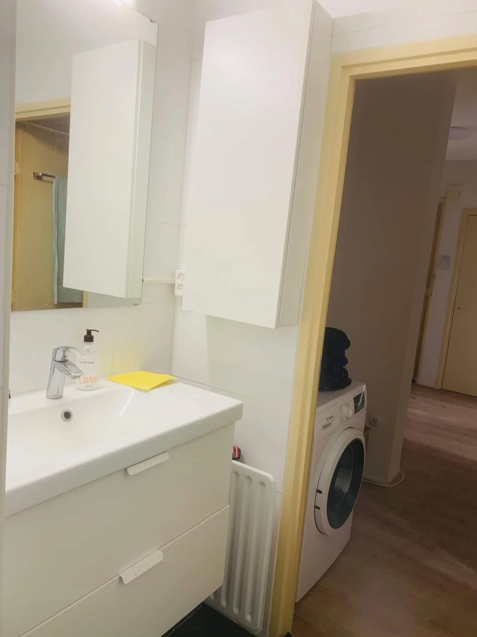 geblurde versie van de foto als achtergrond