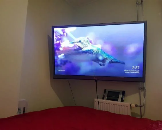 geblurde versie van de foto als achtergrond