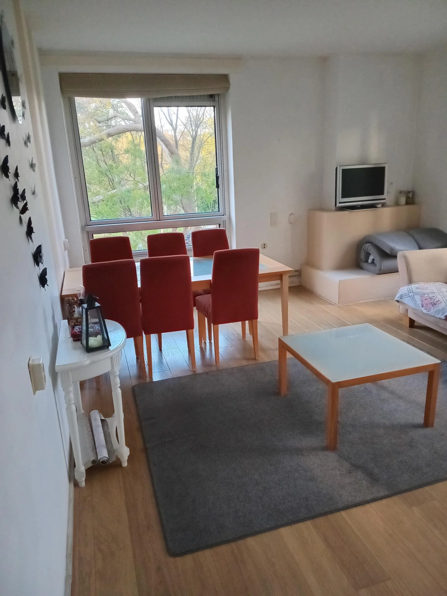 geblurde versie van de foto als achtergrond