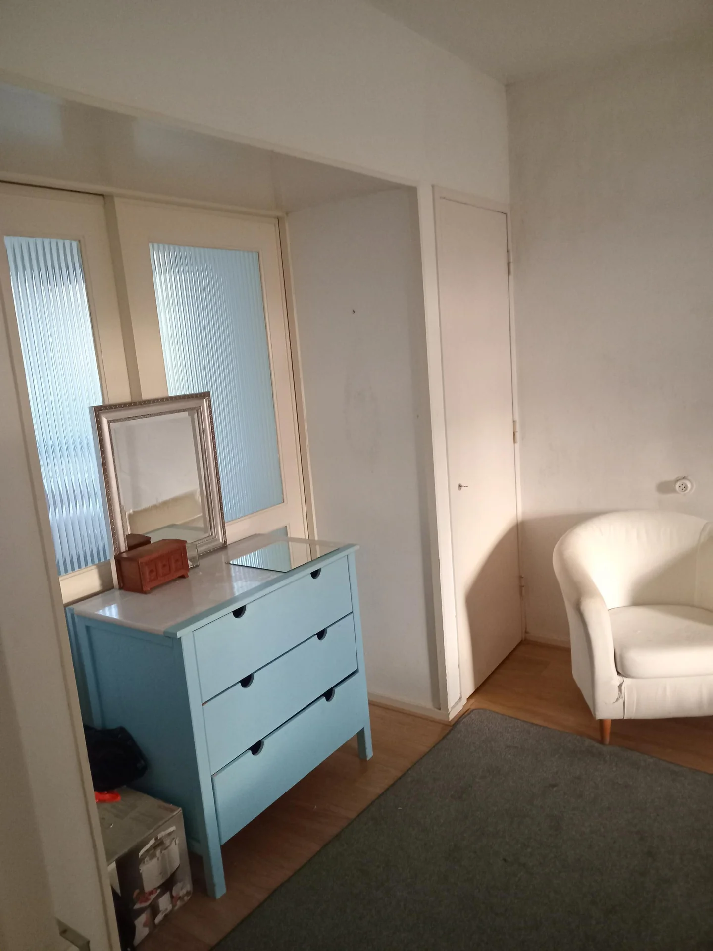 geblurde versie van de foto als achtergrond