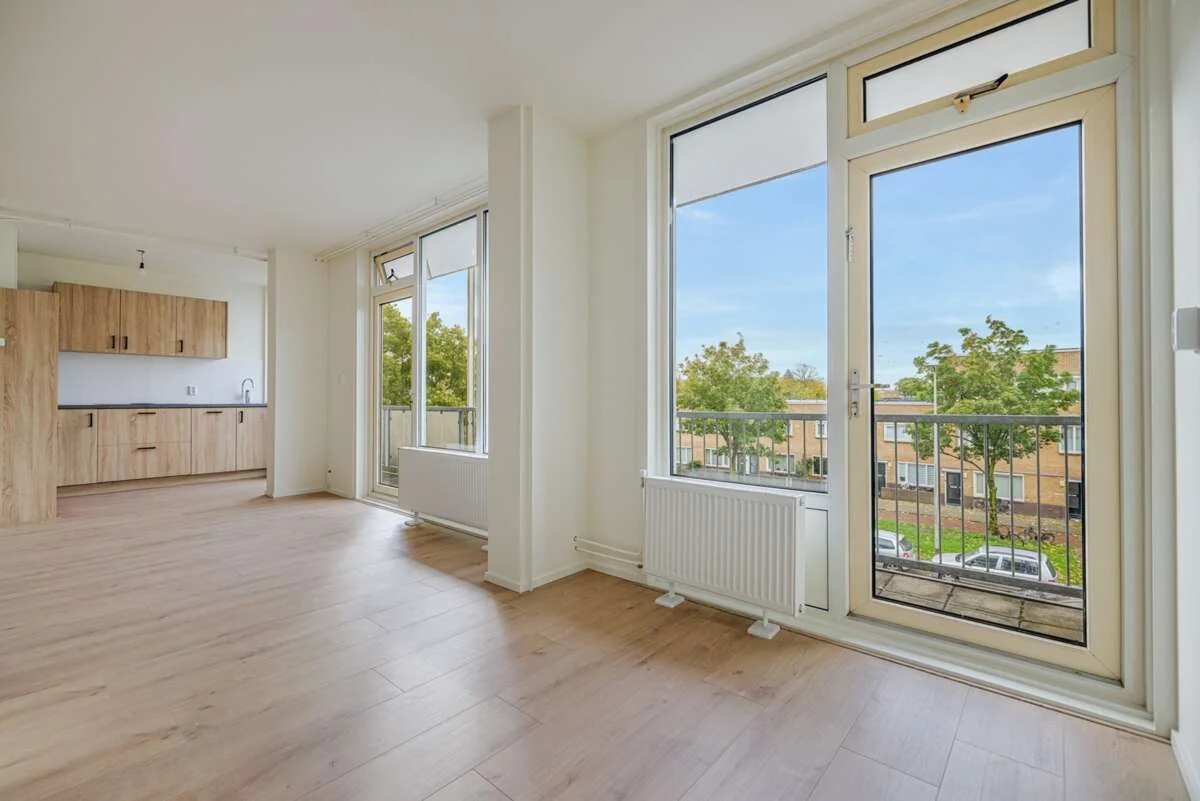 geblurde versie van de foto als achtergrond