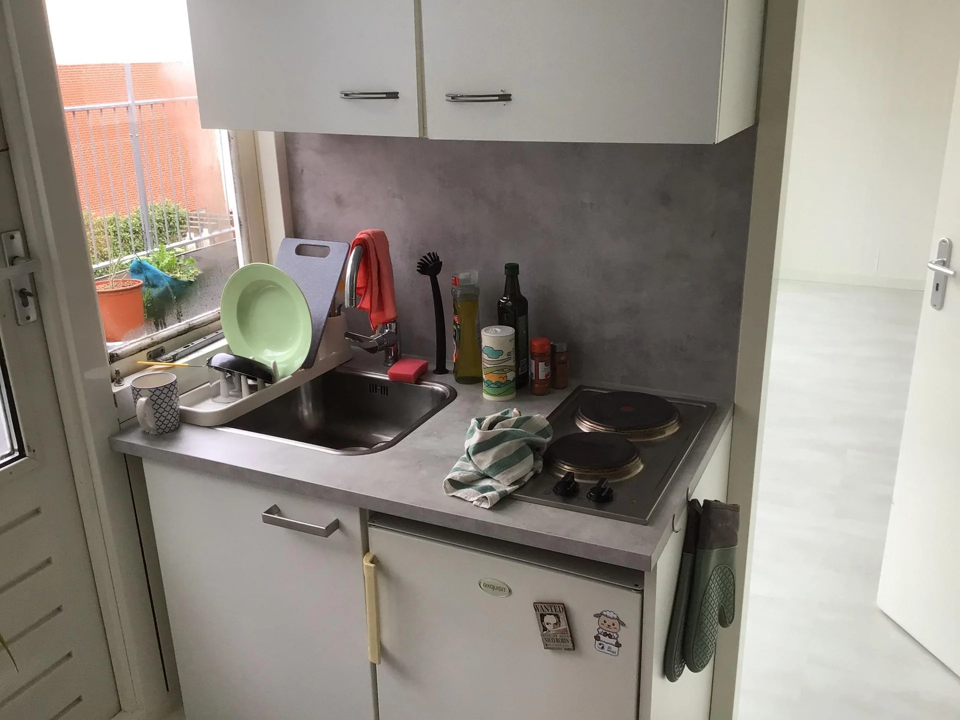 geblurde versie van de foto als achtergrond