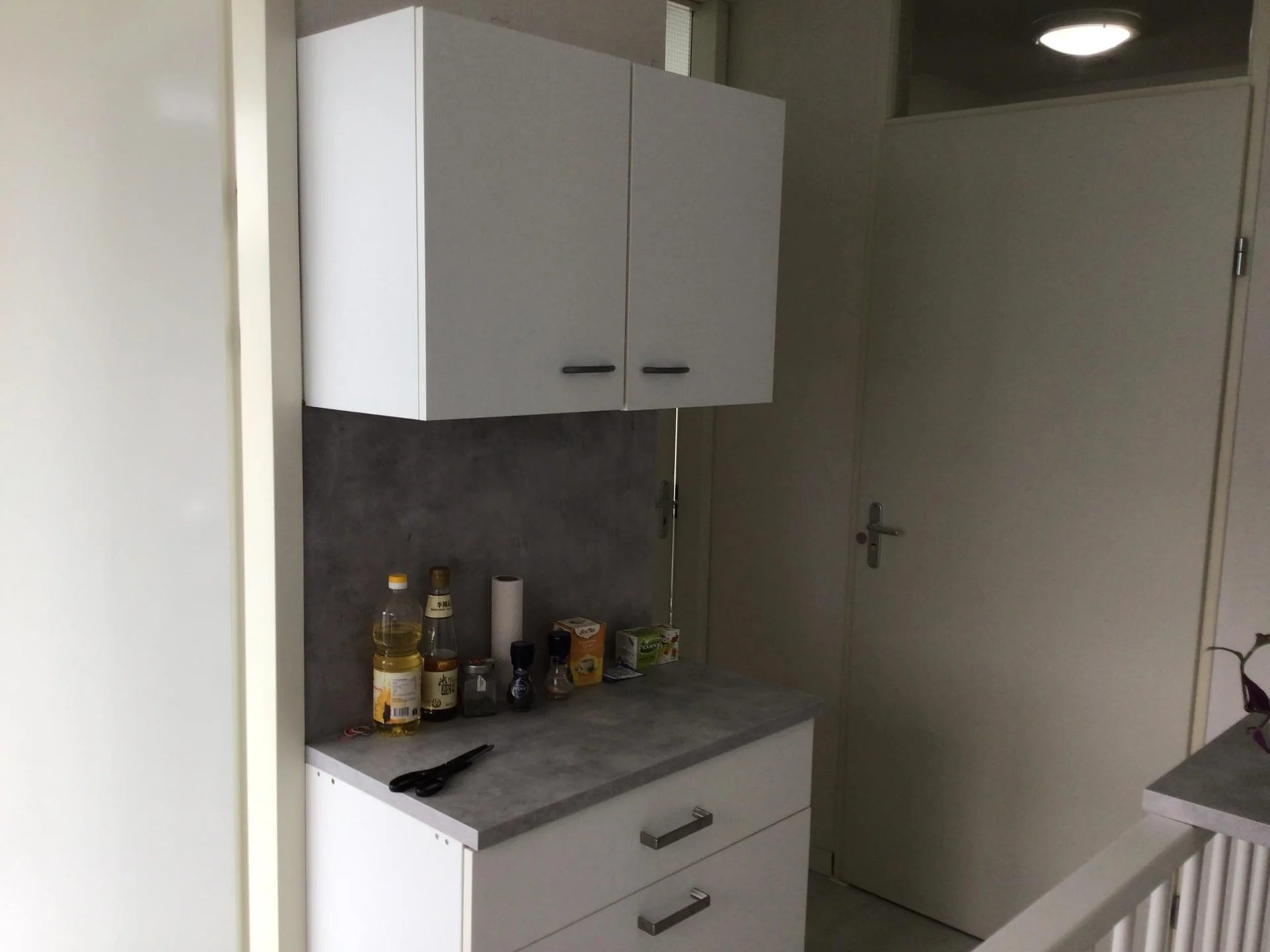 geblurde versie van de foto als achtergrond