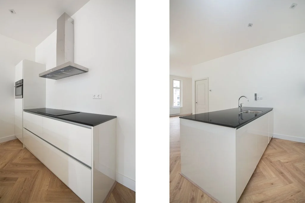 geblurde versie van de foto als achtergrond