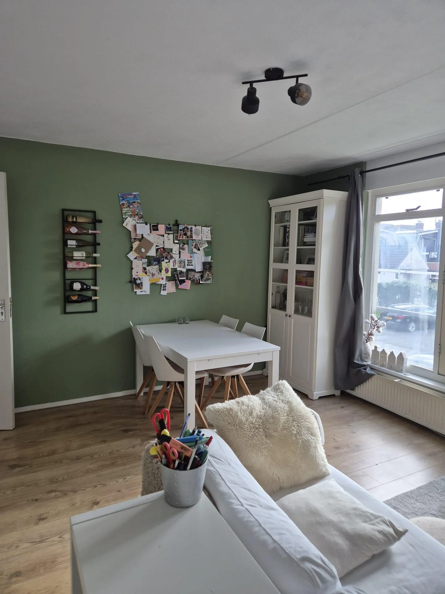 geblurde versie van de foto als achtergrond