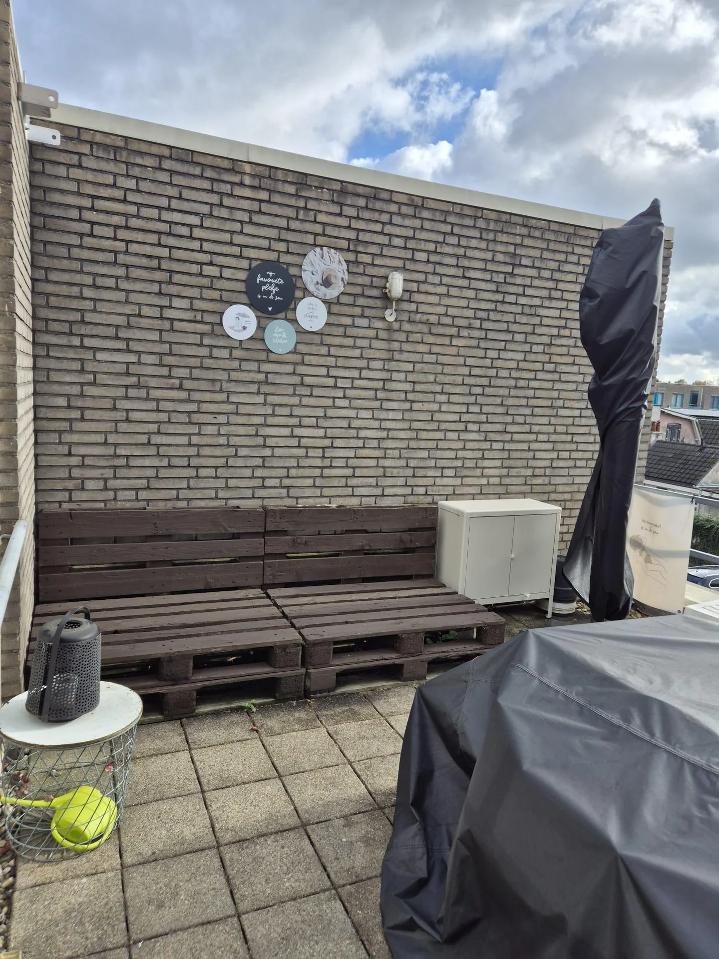 geblurde versie van de foto als achtergrond