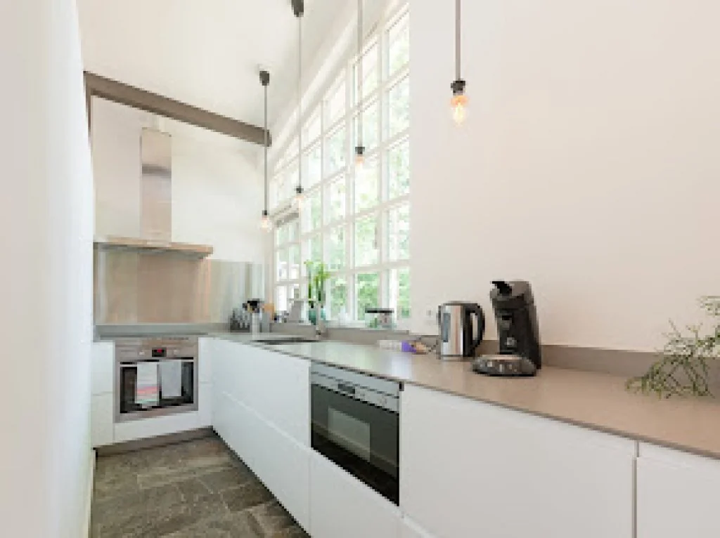 geblurde versie van de foto als achtergrond