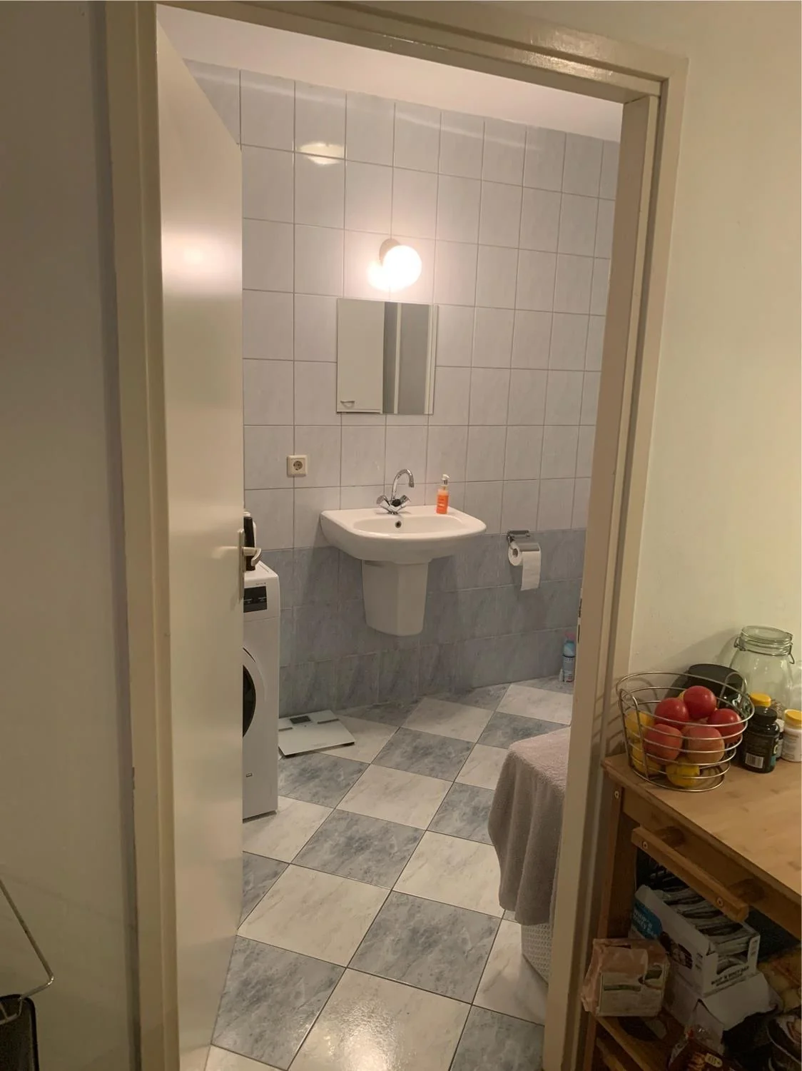 geblurde versie van de foto als achtergrond