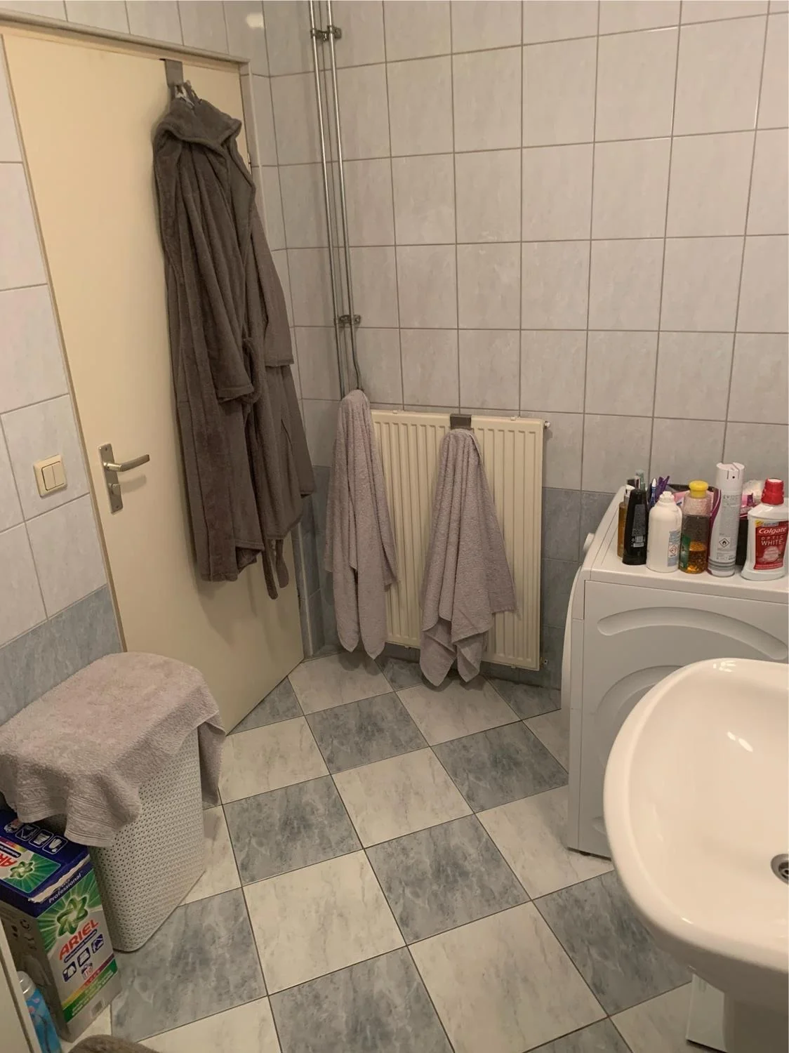 geblurde versie van de foto als achtergrond