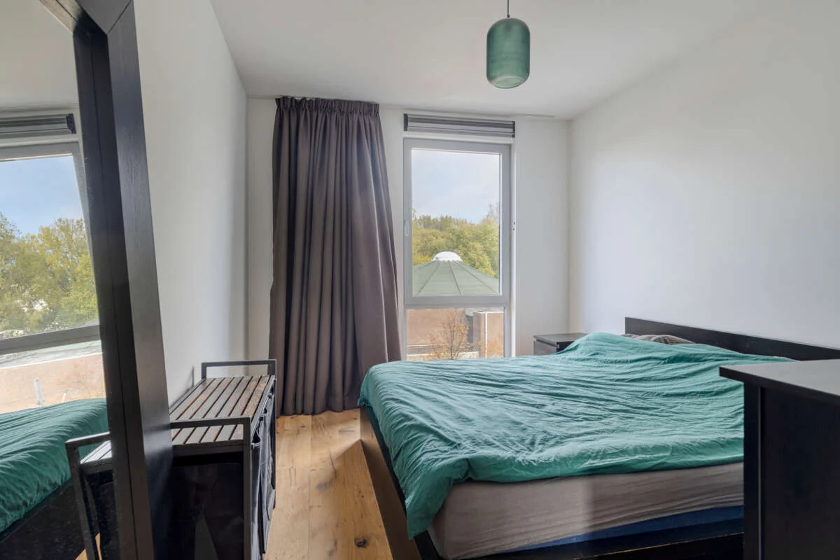 geblurde versie van de foto als achtergrond