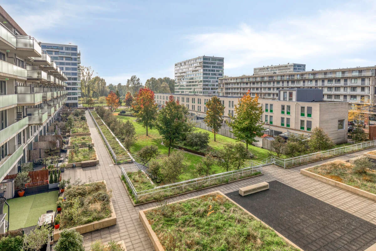 geblurde versie van de foto als achtergrond