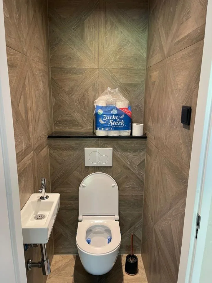 geblurde versie van de foto als achtergrond