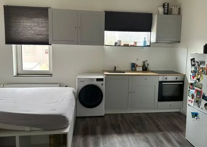 geblurde versie van de foto als achtergrond