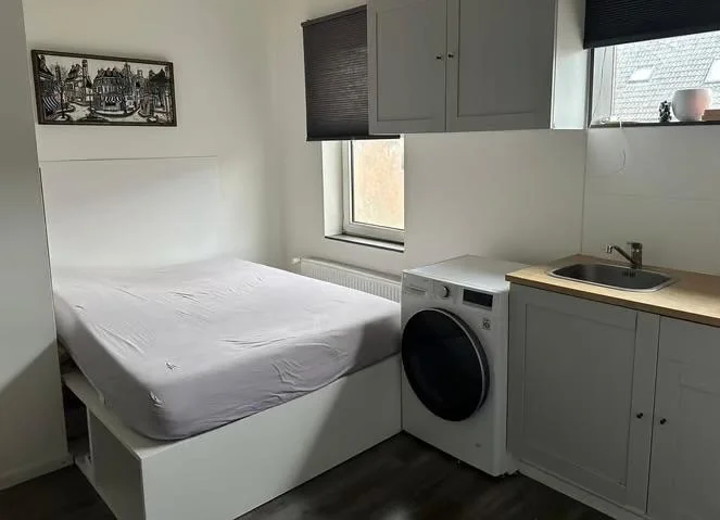 geblurde versie van de foto als achtergrond