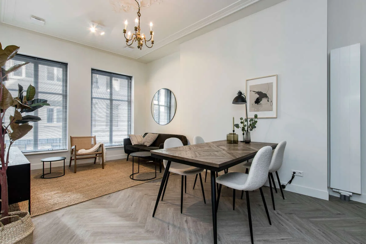 geblurde versie van de foto als achtergrond