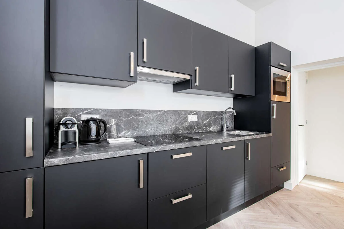 geblurde versie van de foto als achtergrond