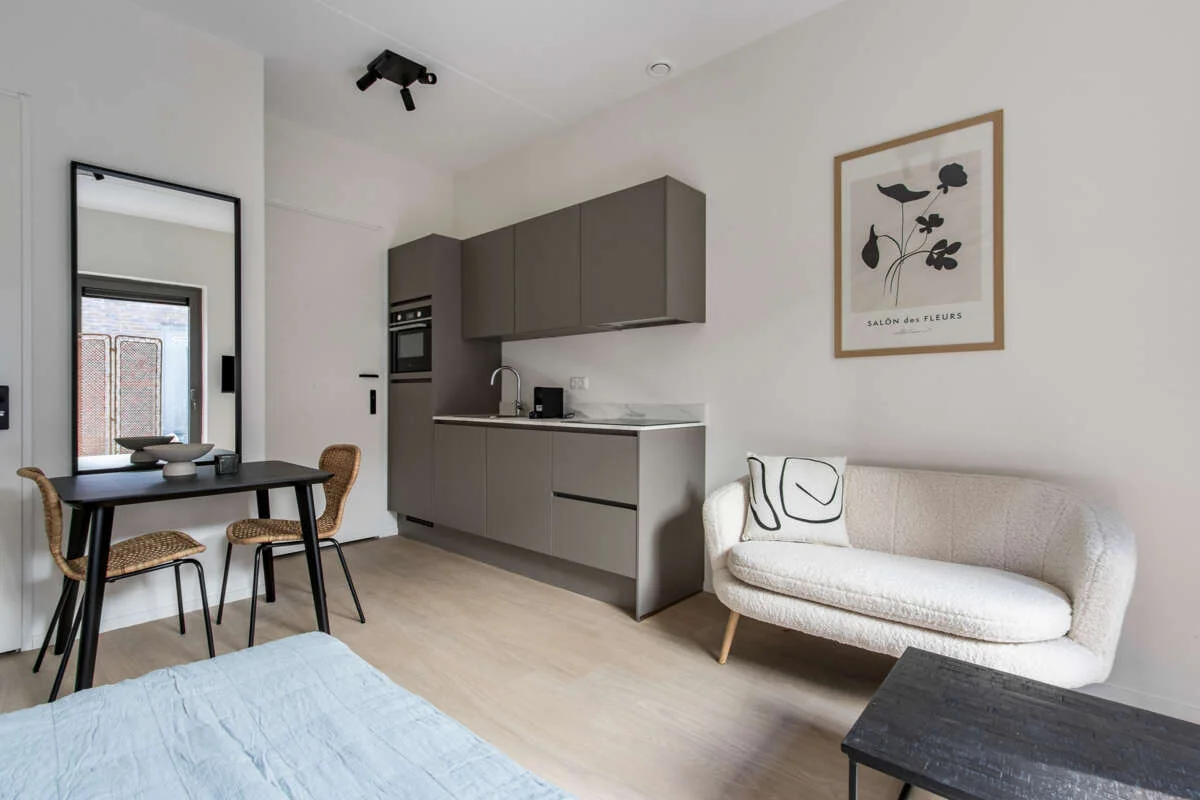 geblurde versie van de foto als achtergrond