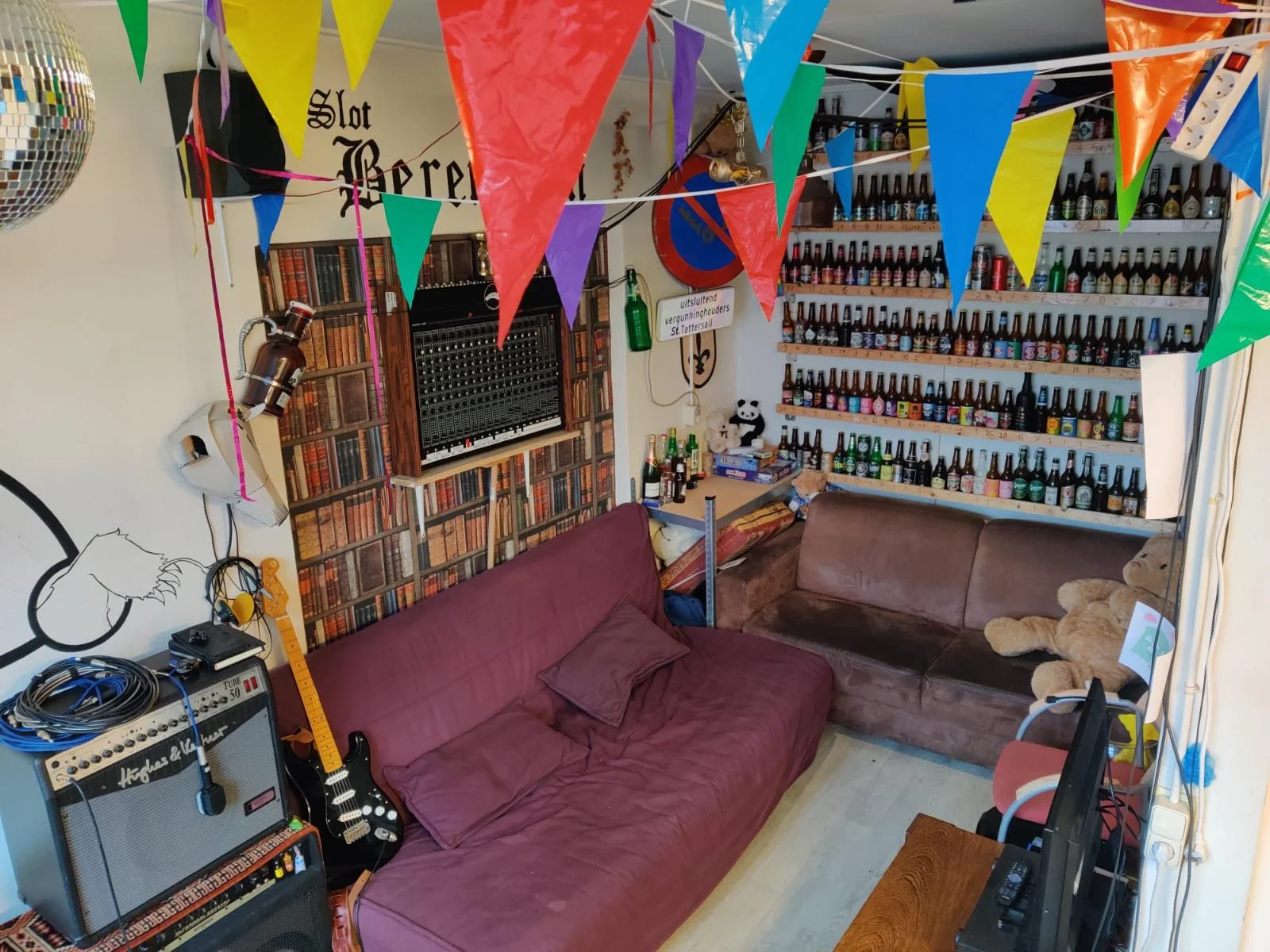 geblurde versie van de foto als achtergrond