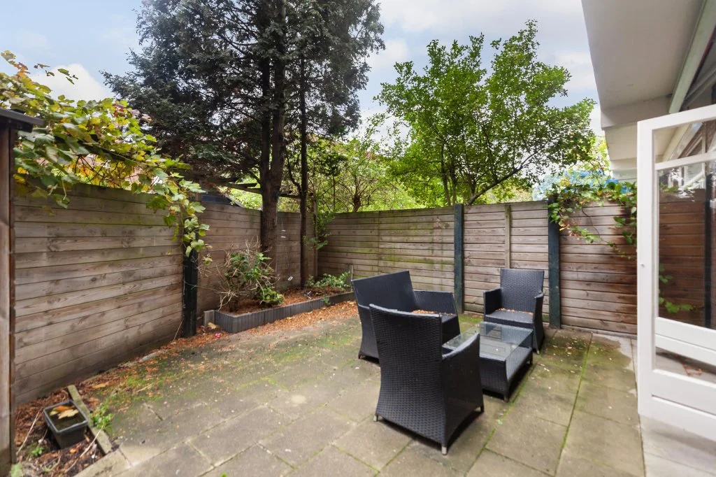 geblurde versie van de foto als achtergrond