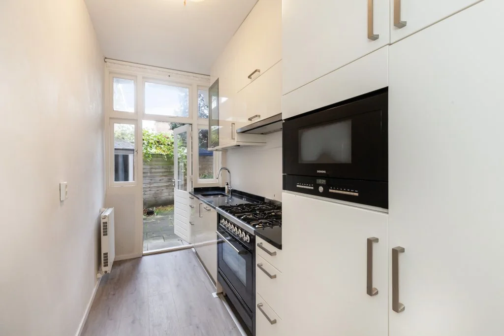 geblurde versie van de foto als achtergrond