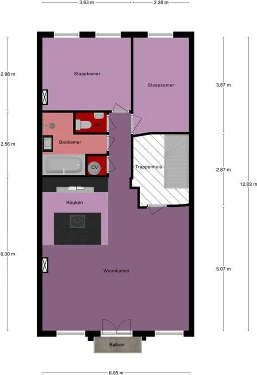 geblurde versie van de foto als achtergrond