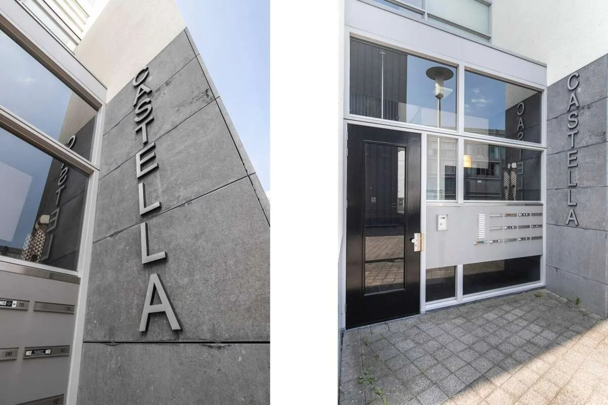 geblurde versie van de foto als achtergrond