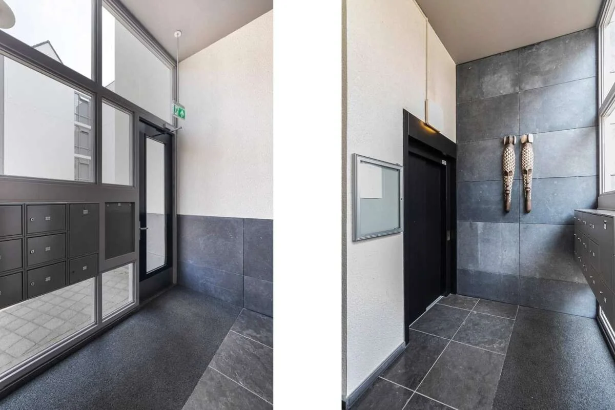 geblurde versie van de foto als achtergrond