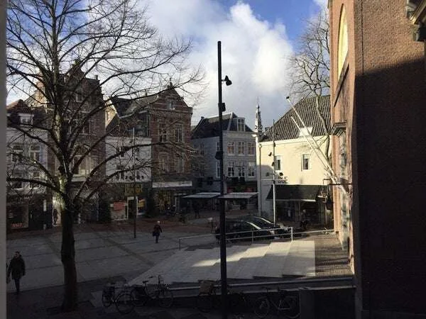 geblurde versie van de foto als achtergrond