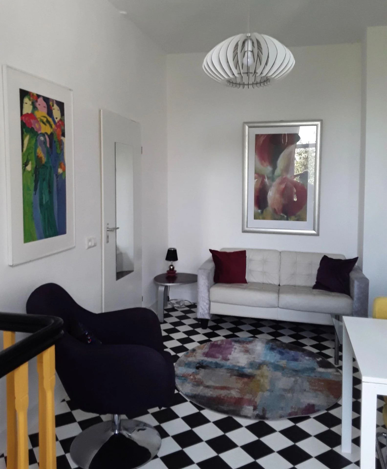 geblurde versie van de foto als achtergrond