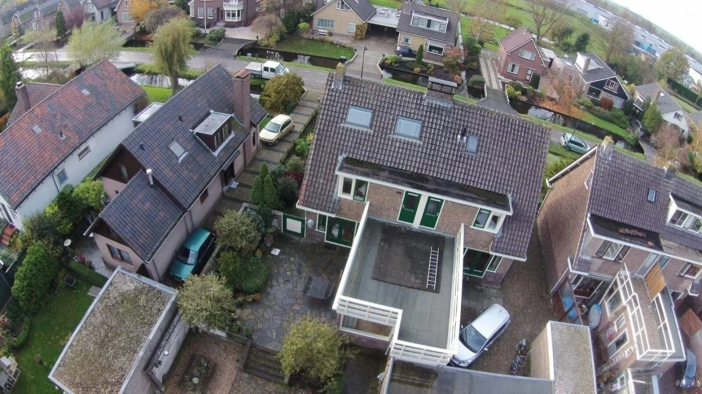 geblurde versie van de foto als achtergrond