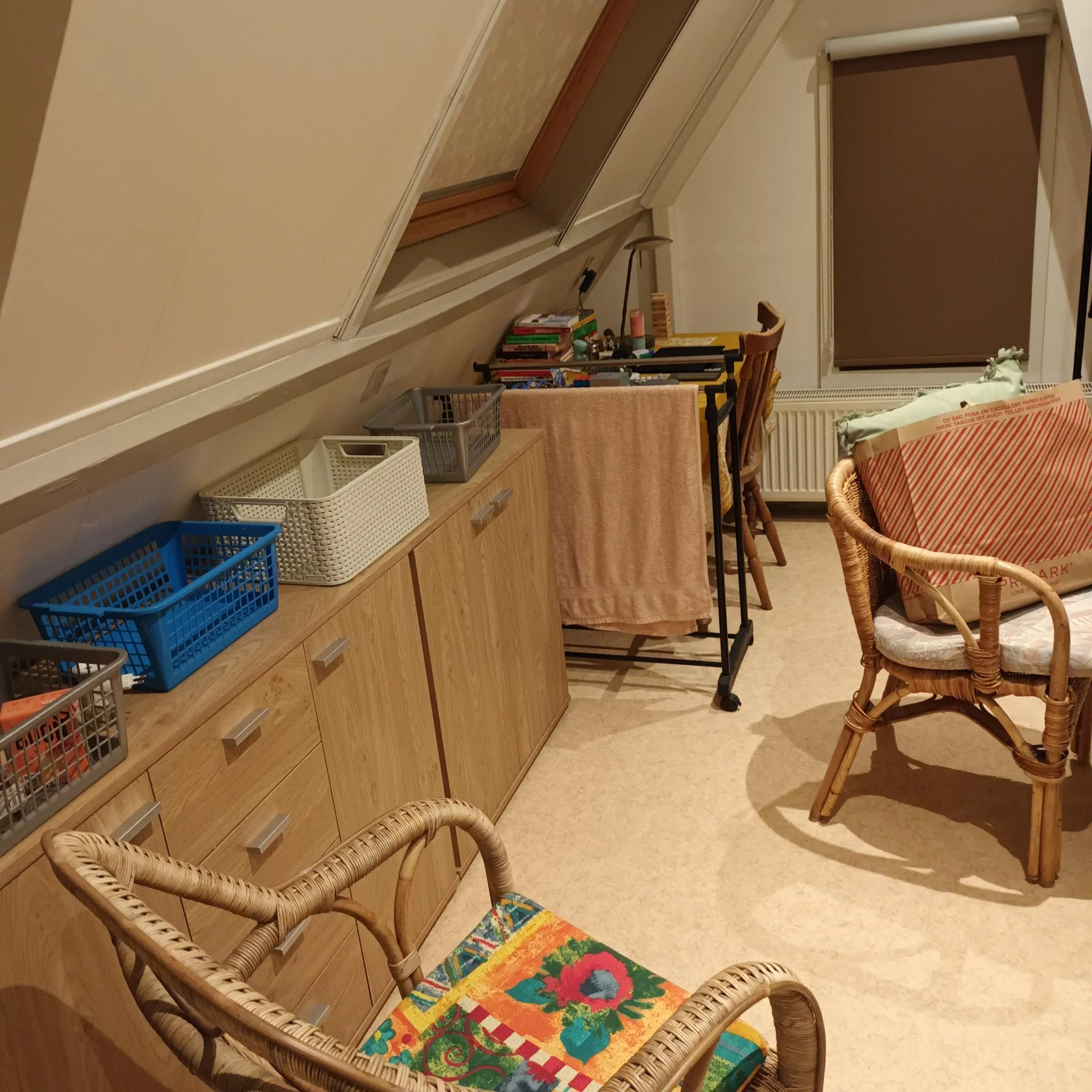 geblurde versie van de foto als achtergrond