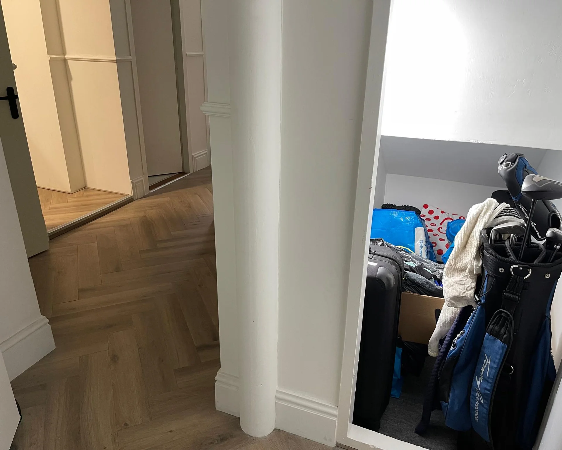 geblurde versie van de foto als achtergrond