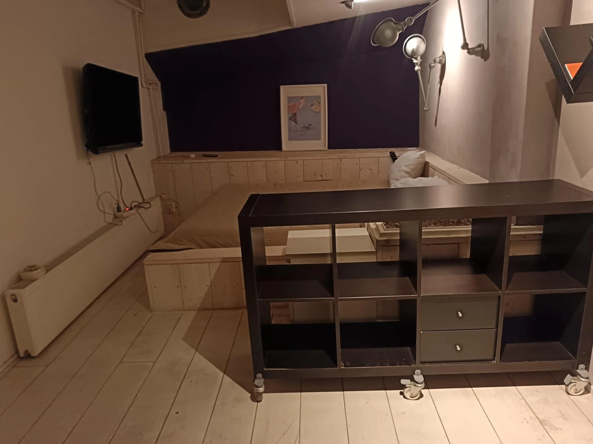 geblurde versie van de foto als achtergrond